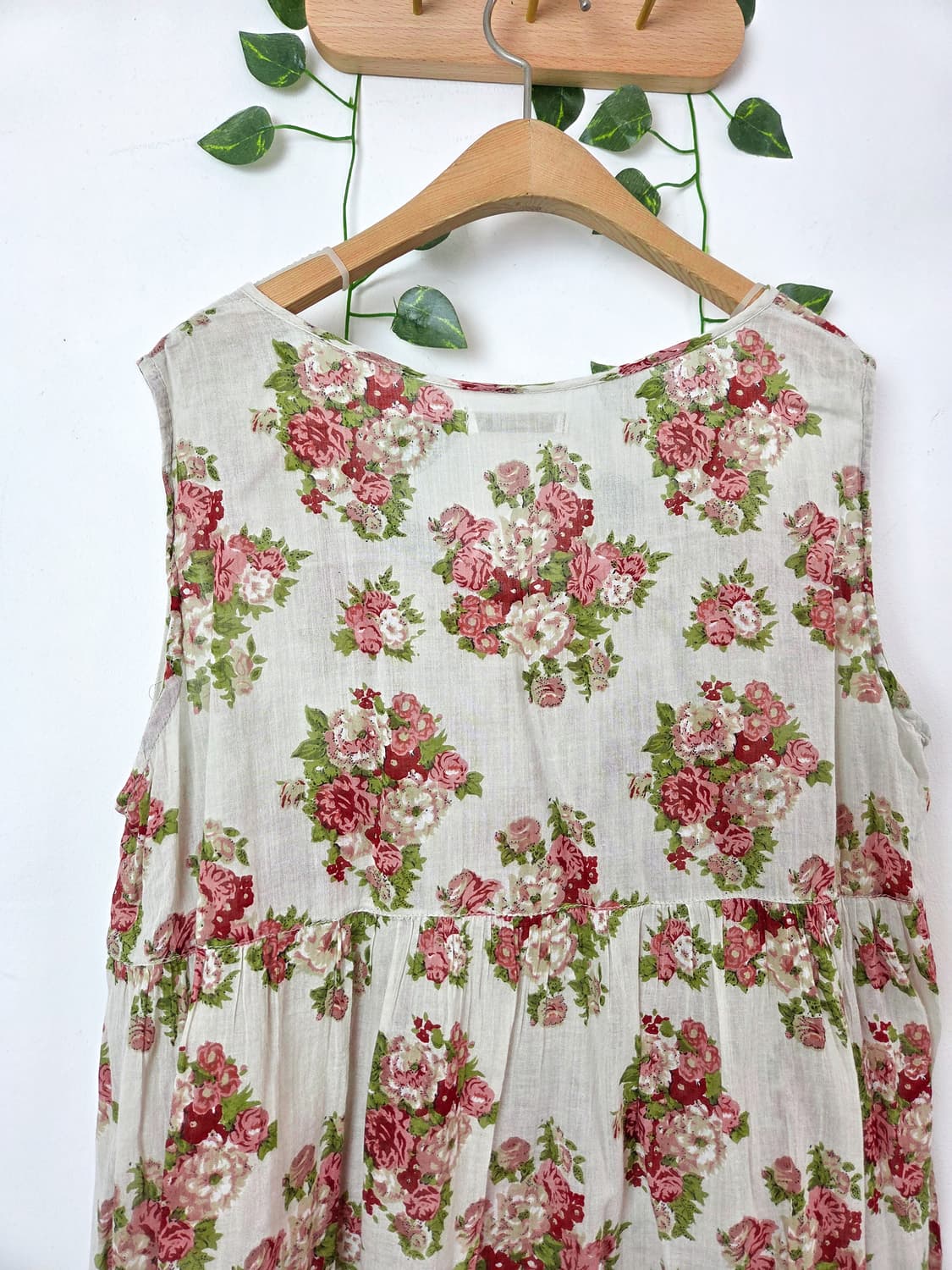 플라워 민소매 블라우스 상품이미지6