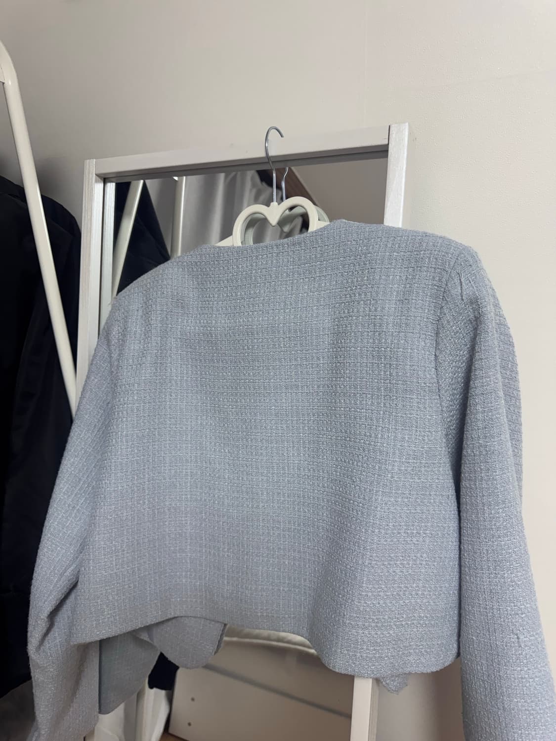 보세 트위드 자켓 여름용 소라색 상품이미지2