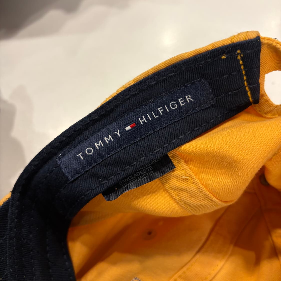 타미힐피거 옐로우 볼캡 모자 상품이미지5