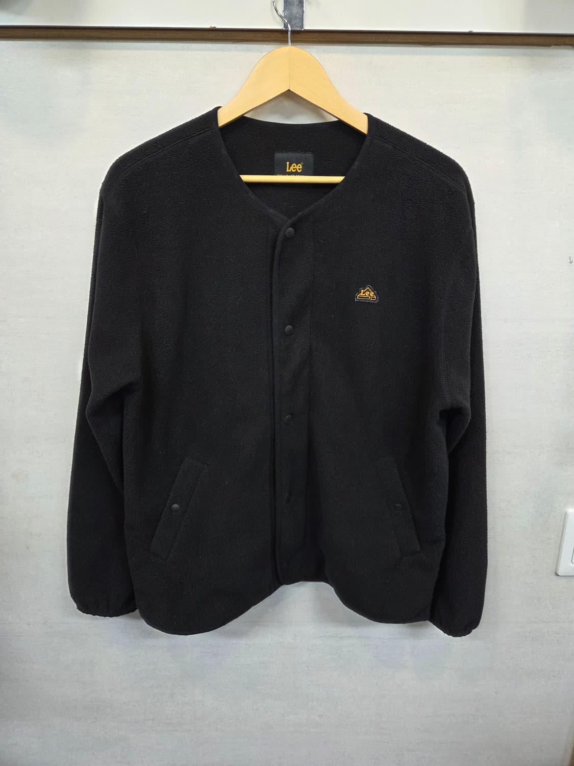 Lee 폴라플리스 노카라 가디건 자켓 s 오버핏  상품이미지1
