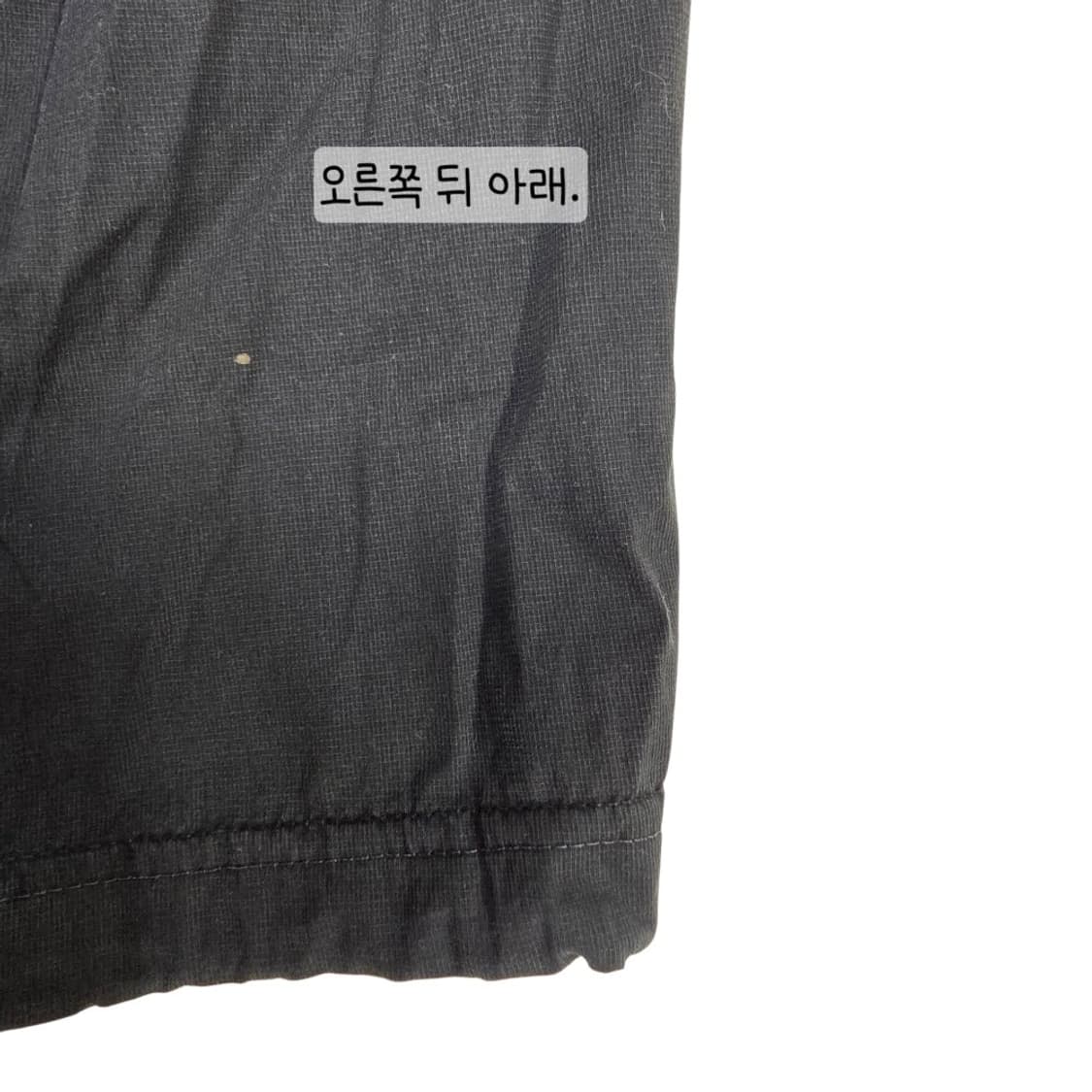 [프립]80/엄브로 밑단스트링 카고 바지 블랙 상품이미지8