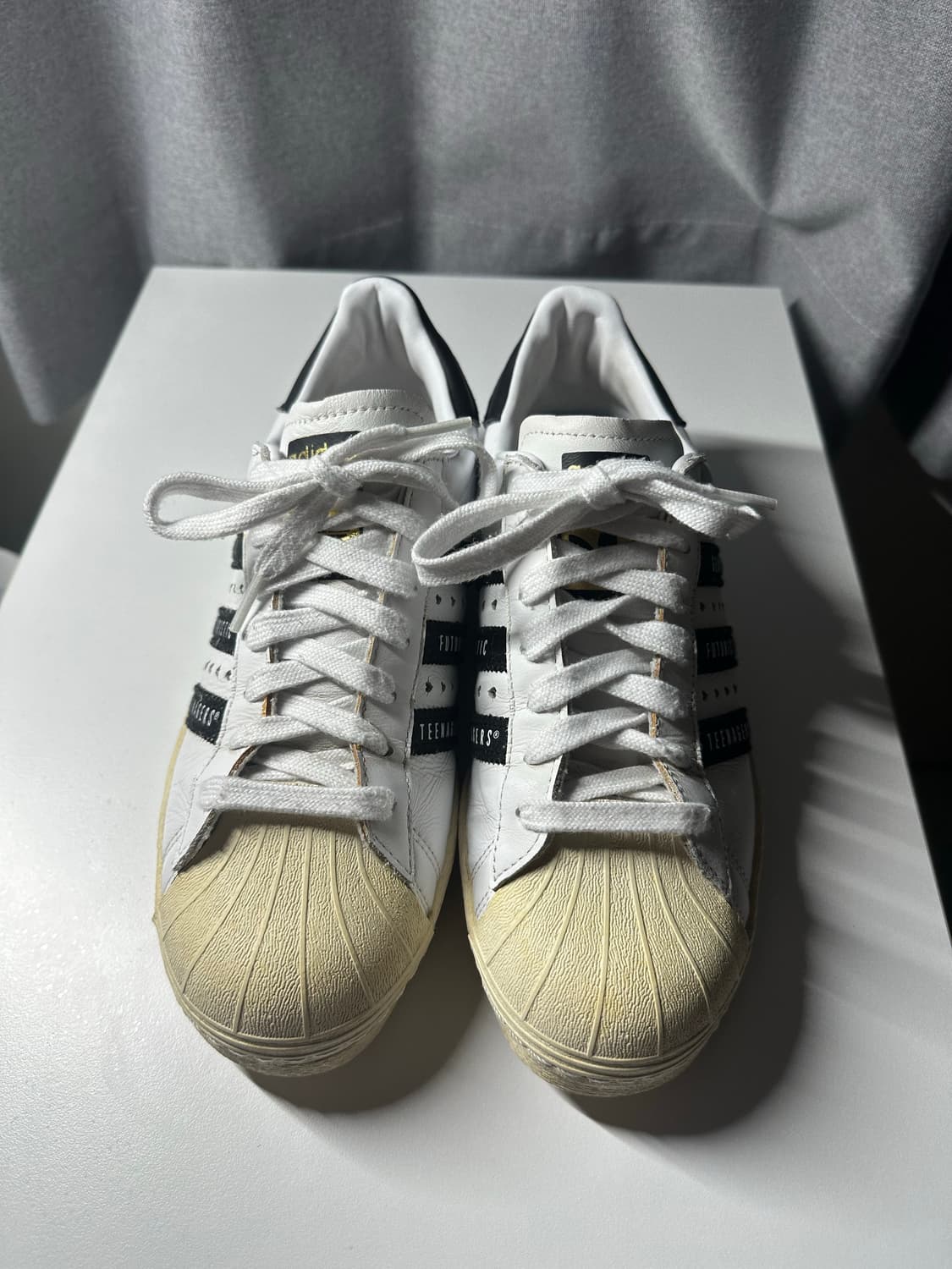 아디다스x휴먼메이드 슈퍼스타 화이트블랙 상품이미지7