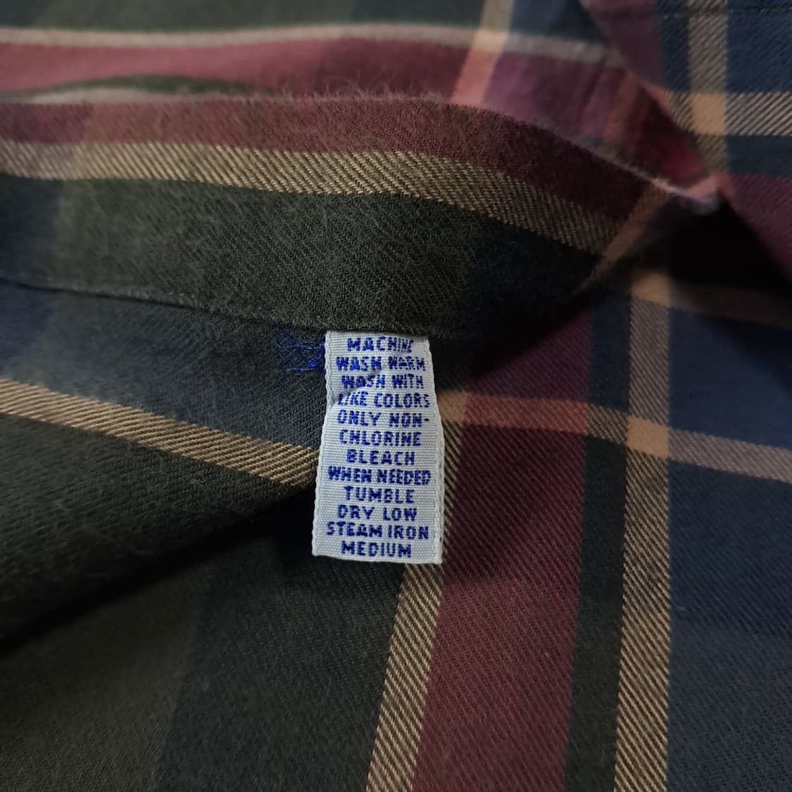 CK285 L 폴로 90s 미국판 클래식 타탄체크 셔츠 남방 상품이미지5