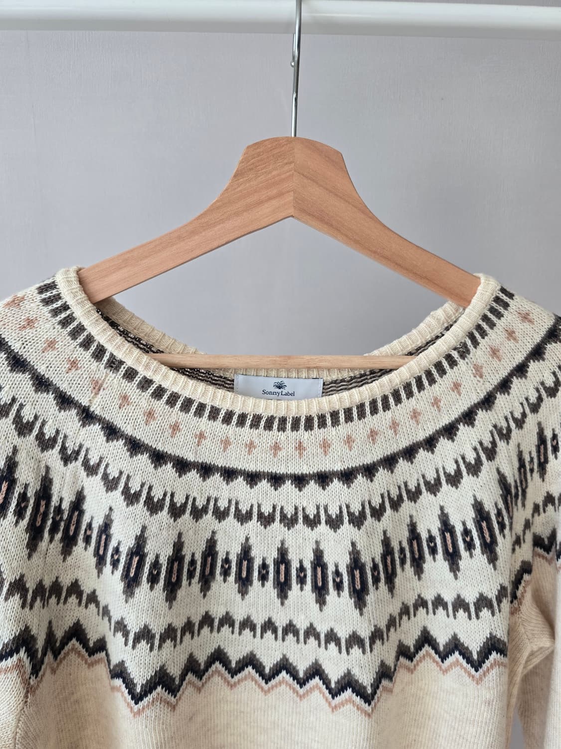 sonny label 페어아일 크림 니트 상품이미지2