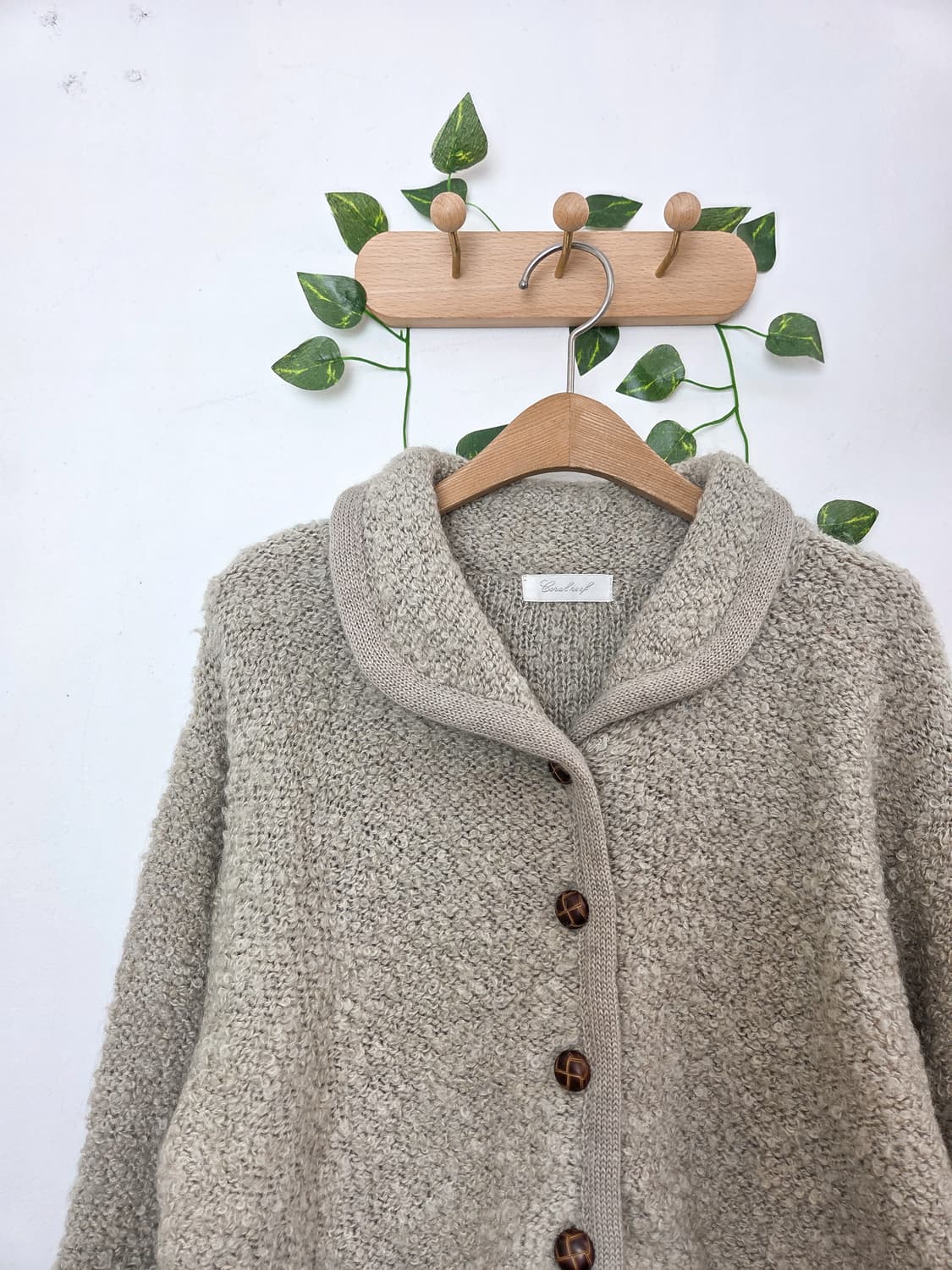 동글카라 부클 가디건 상품이미지2