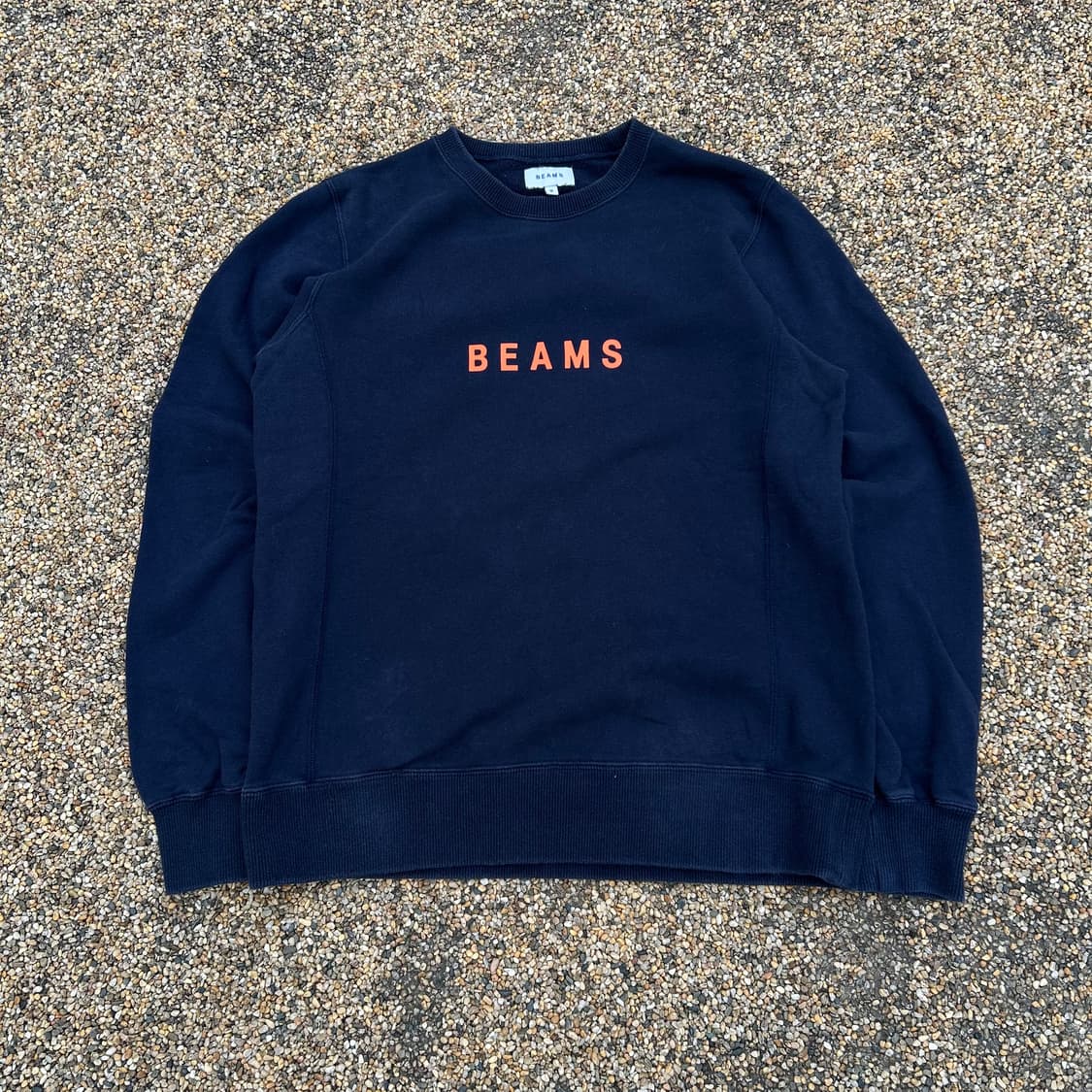 빔즈 네이비 맨투맨 상품이미지1