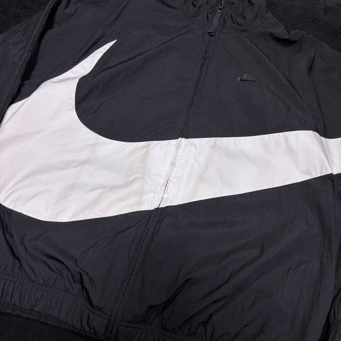 XL 나이키 블랙 빅스우시 바람막이 우븐자켓 상품이미지3