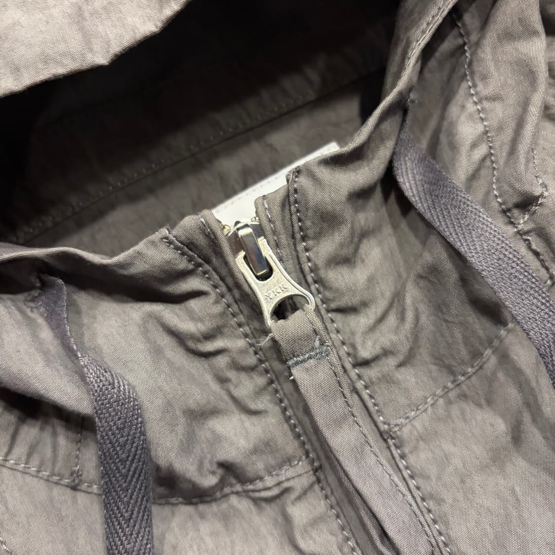 [M] 에스피오나지 후드 포켓 바람막이 점퍼 그레이 B995 상품이미지4