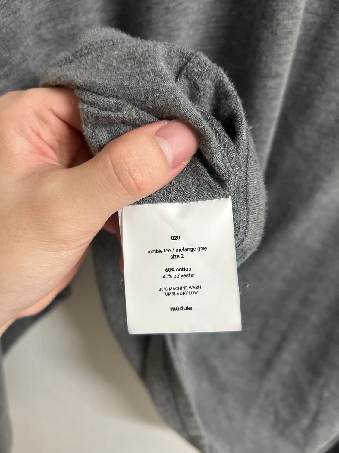 mudule ramble tee 2size 상품이미지5