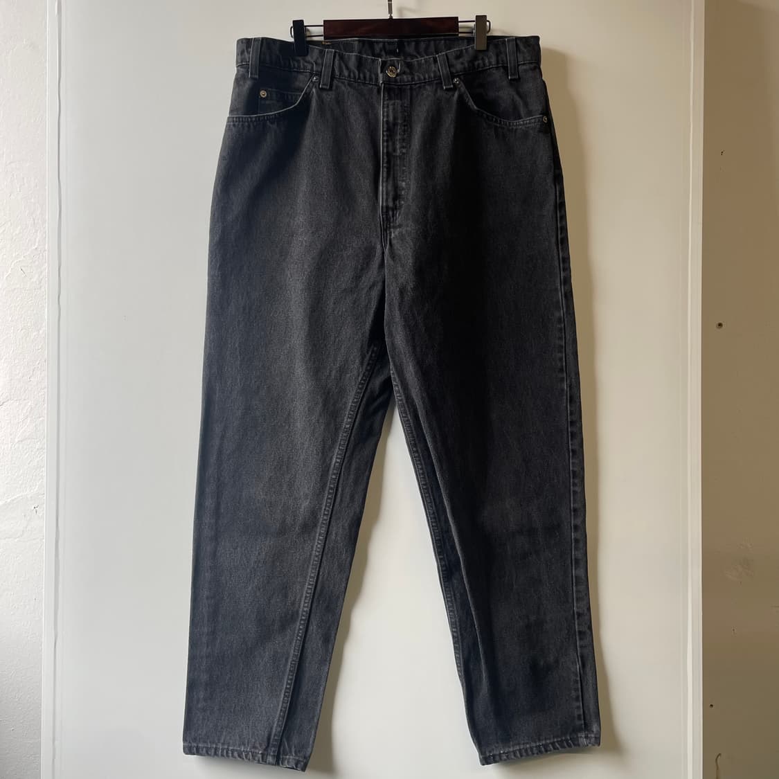 90s 리바이스550 흑청 데님팬츠 상품이미지1