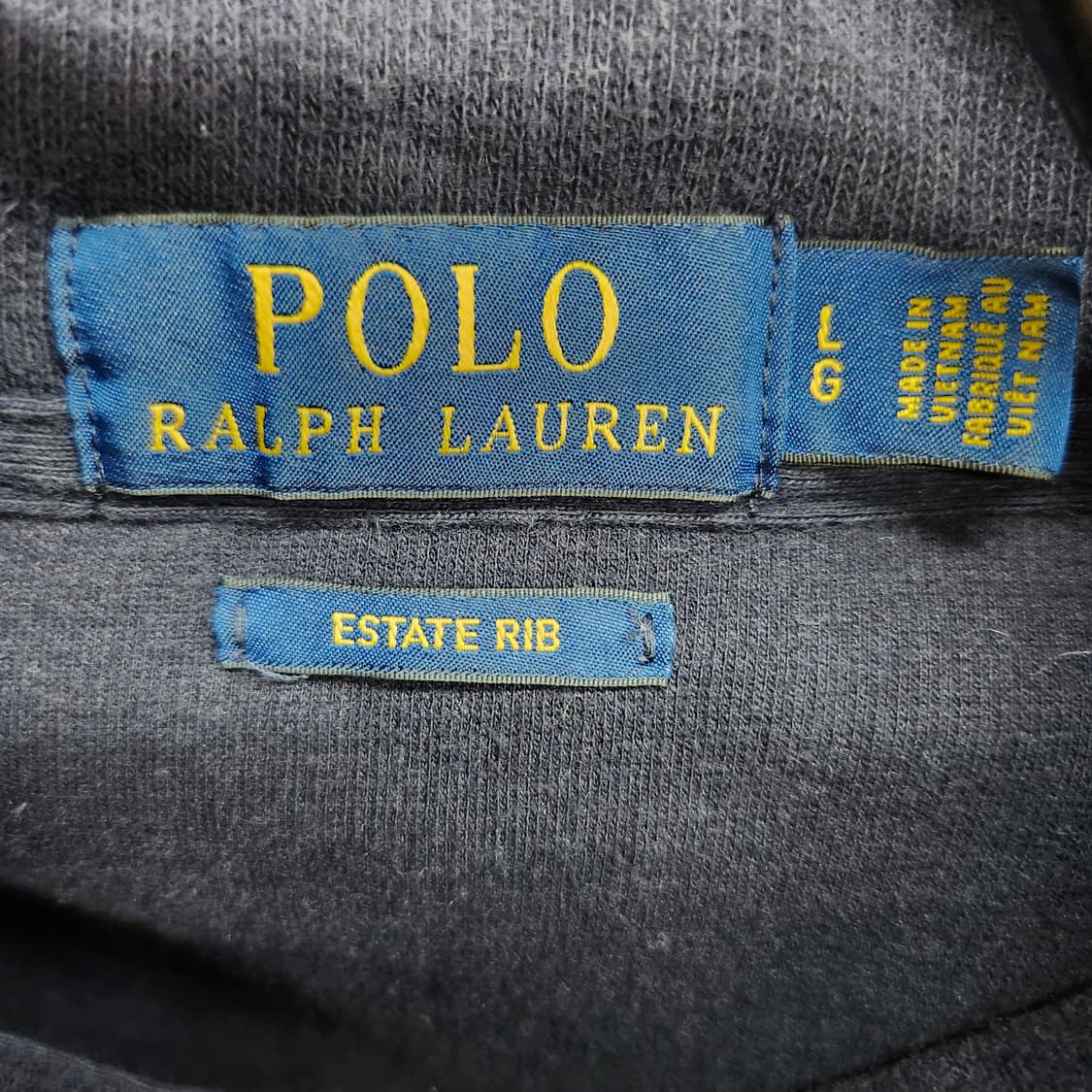 폴로랄프로렌 멀티포니 코튼 니트 반집업 L(2XL) 상품이미지5