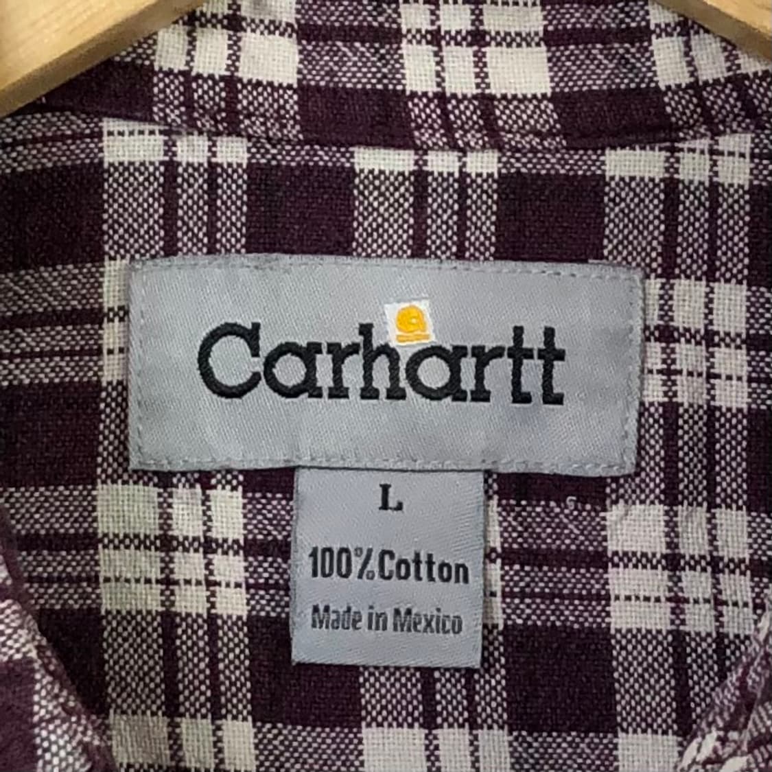 XL 칼하트 체크 워크 셔츠 상품이미지3