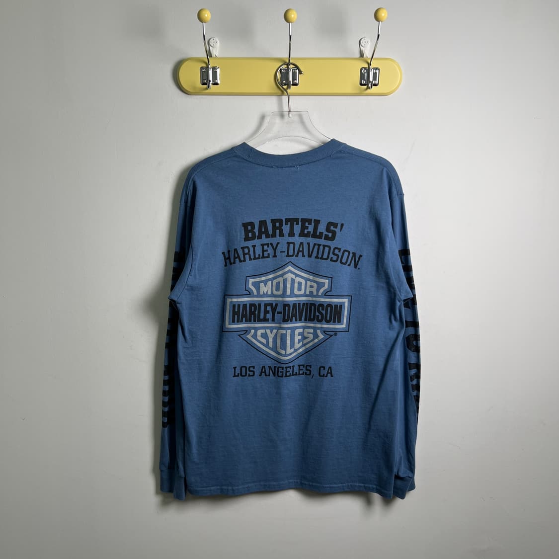 할리데이비슨 블루 그래픽 롱슬리브 M 상품이미지2