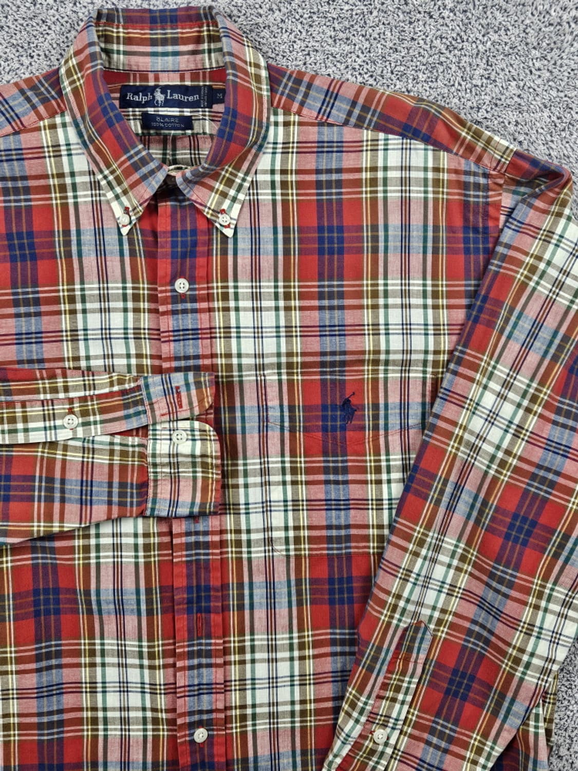 폴로랄프로렌 체크 패턴 코튼 셔츠 ( M ) / 10006 상품이미지6