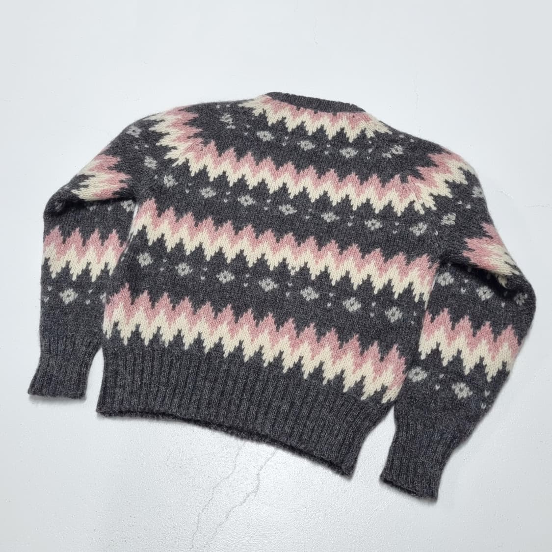 90s Wool Rich 노르딕 스웨터 - M 상품이미지2