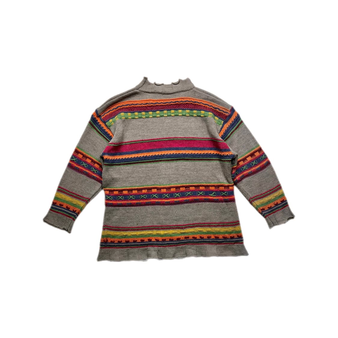 에스닉 입체 스트라이프 스웨터 상품이미지4