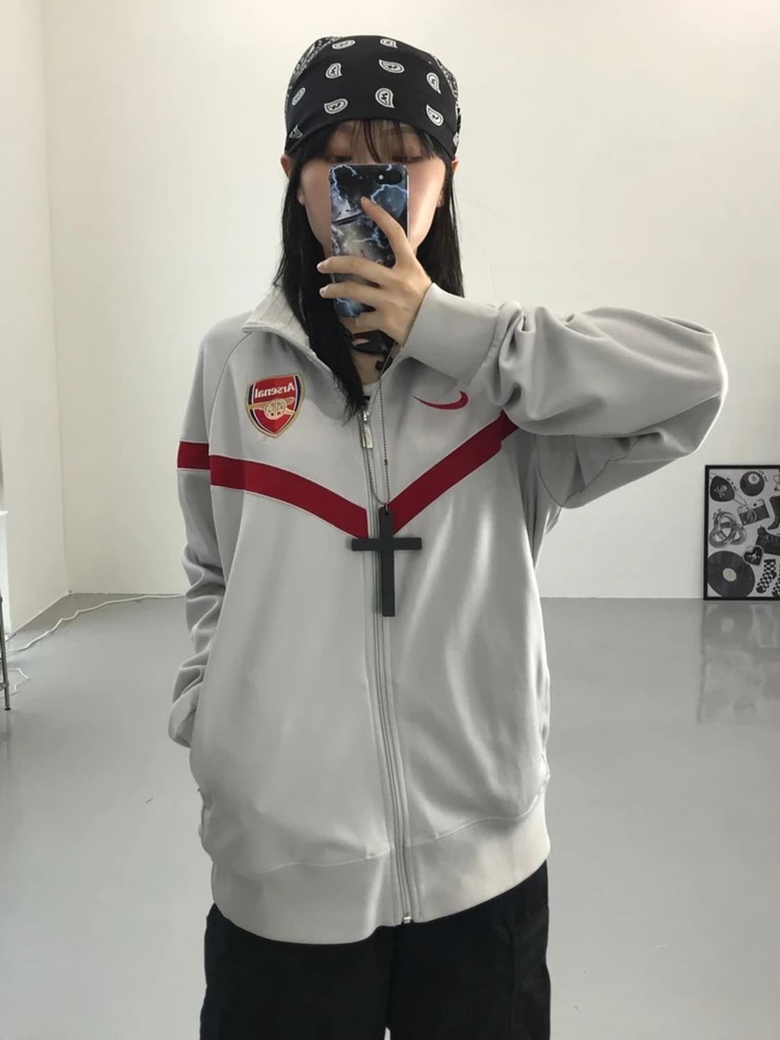 나이키 아스날 09/10 유진 트랙탑 져지 상품이미지2
