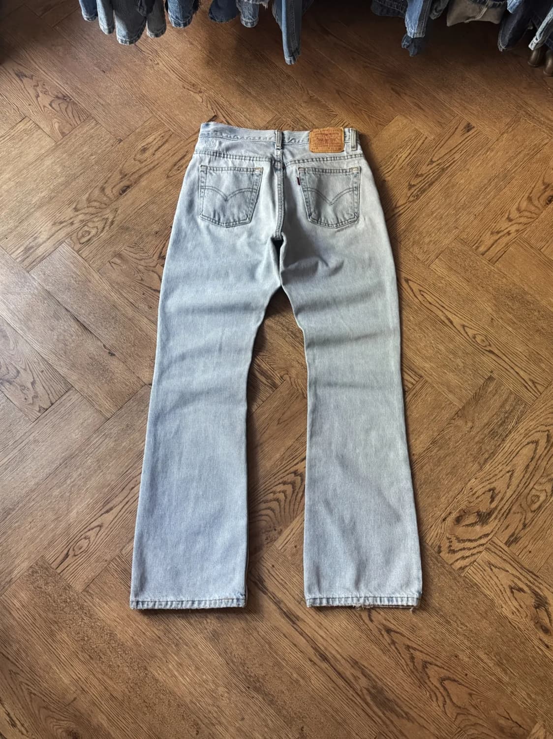 [32]리바이스 517 빈티지 리페어드 라이트블루 플레어진 F58 상품이미지1