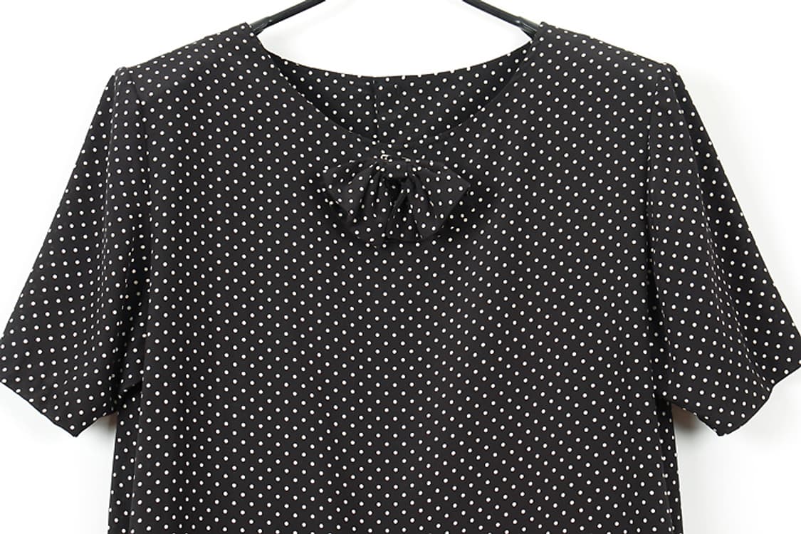 NOUS FEMME 도트원피스(F) 80's 상품이미지4