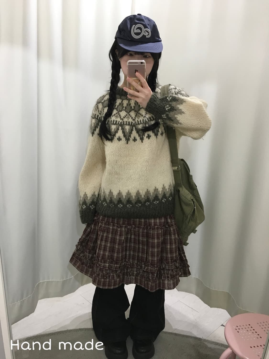 hand made nordic wool knit 상품이미지1