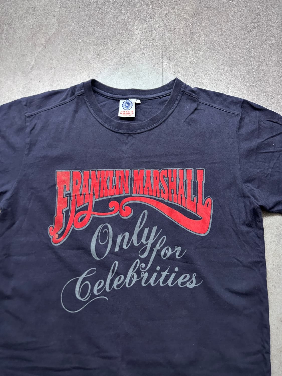 Franklin Marshall 로고 스크립트 그래픽 티셔츠 상품이미지5