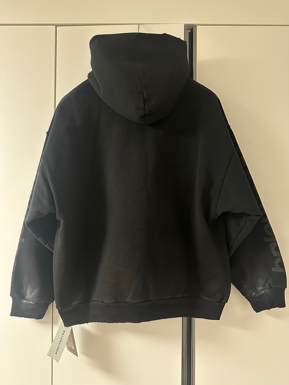 (새상품) 발렌시아가 3B 스텐실 후드 급처 상품이미지5