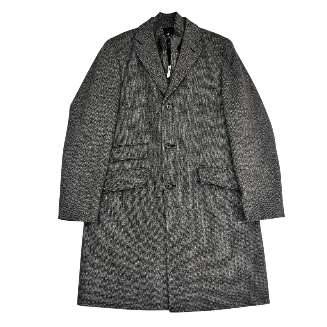 브룩스브라더스 헤링본 울 코트 상품이미지1