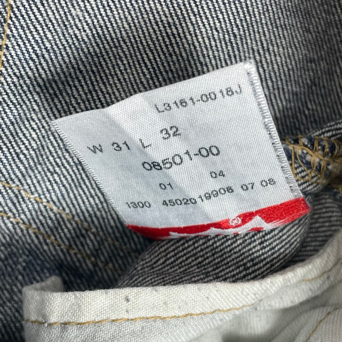 리바이스 501 데님 청 바지 팬츠 상품이미지8