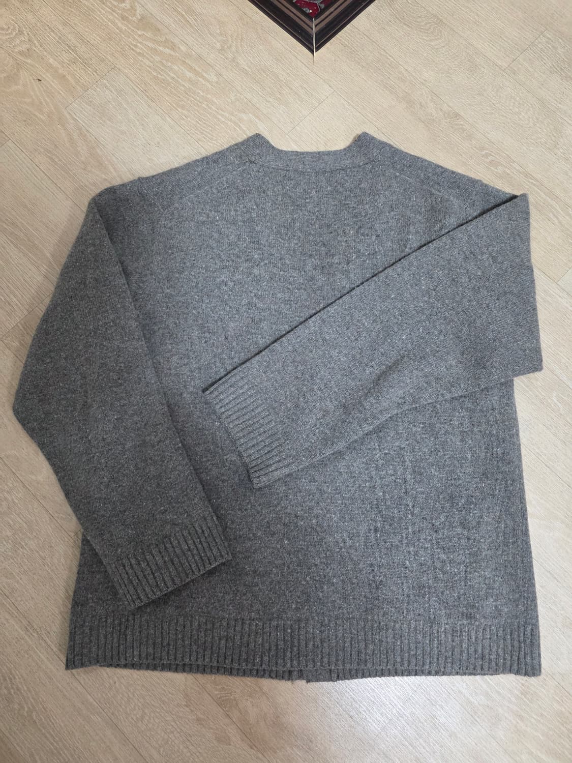 토마스모어 브이넥 램스울 가디건 M 상품이미지5