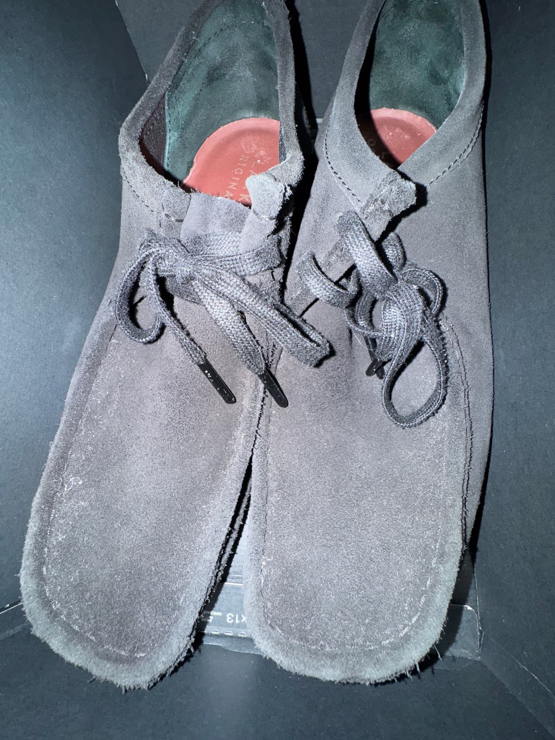 클락스 왈라비 블랙 스웨이드 uk10 상품이미지2