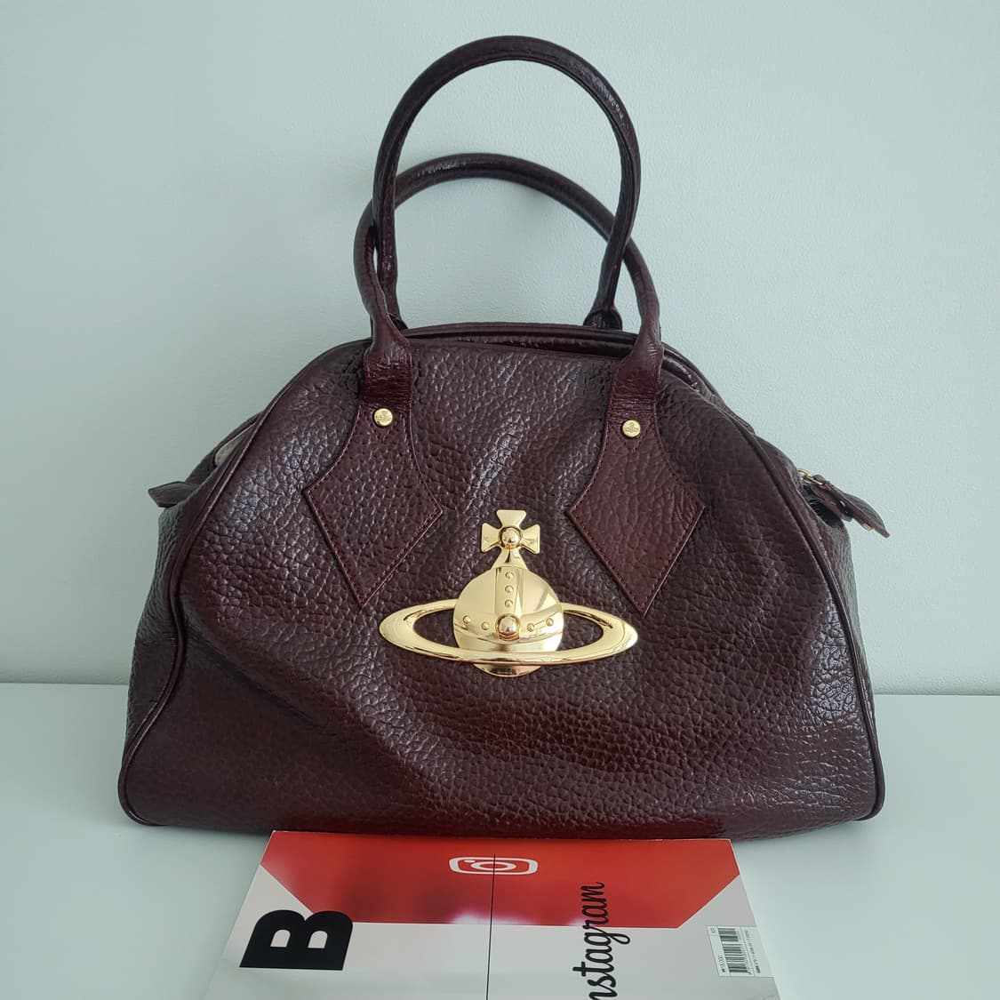 Vivienne Westwood 비비안웨스트우드 정품 금장 토트백 라지종 상품이미지1