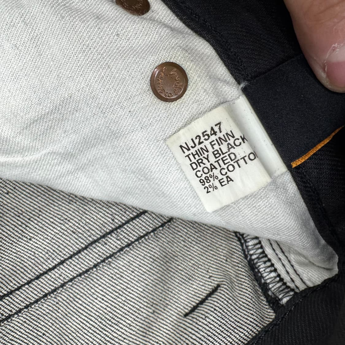 누디진 씬핀 블랙진 (29)   상품이미지8