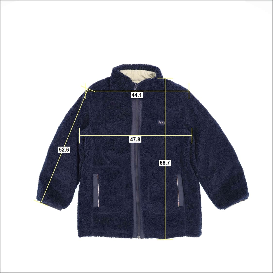 [150(13Y)] 닥스 키즈여성 덕다운 리버시블 뽀글이패딩 1104HR 상품이미지6