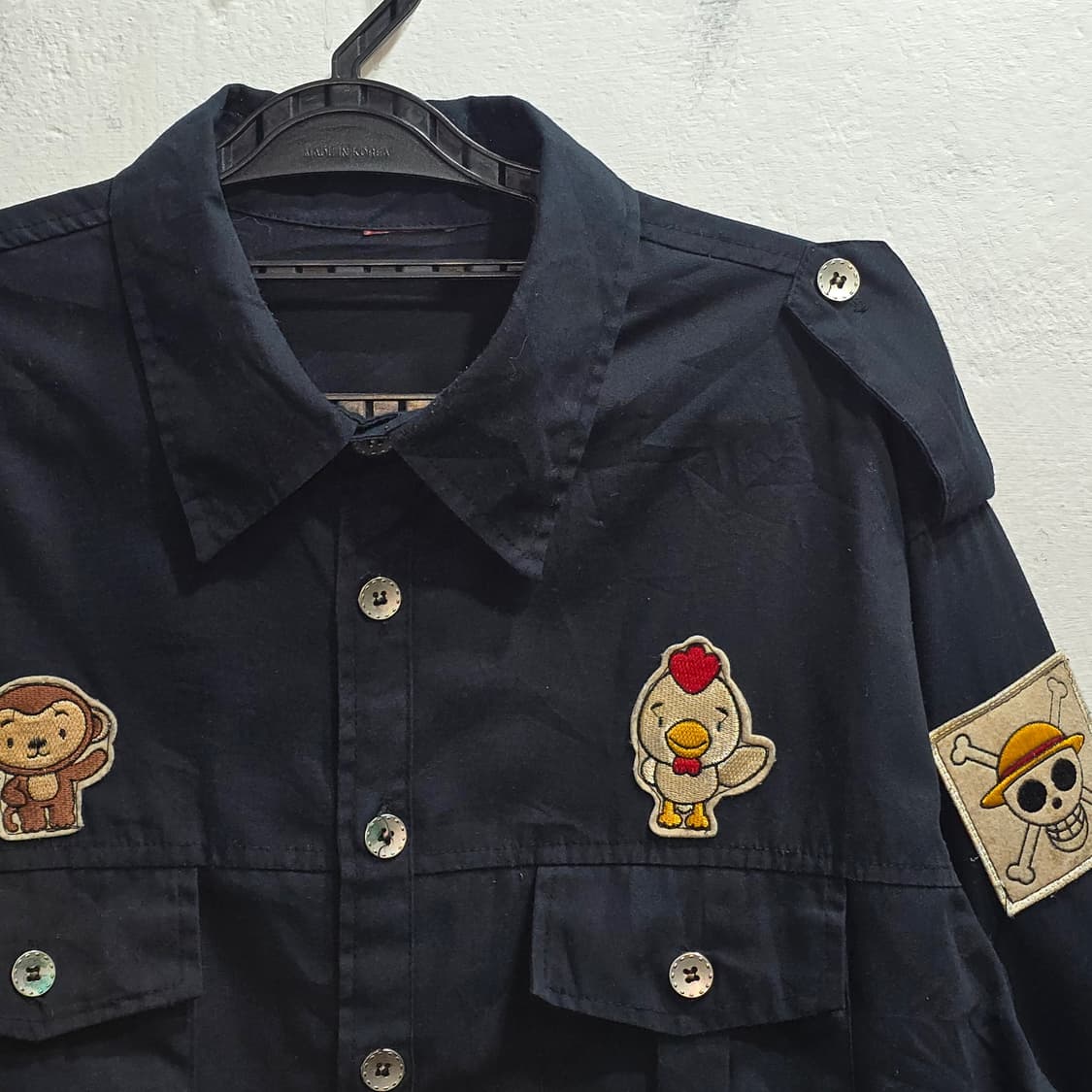 [L] VTG 패치워크 워크셔츠 상품이미지1