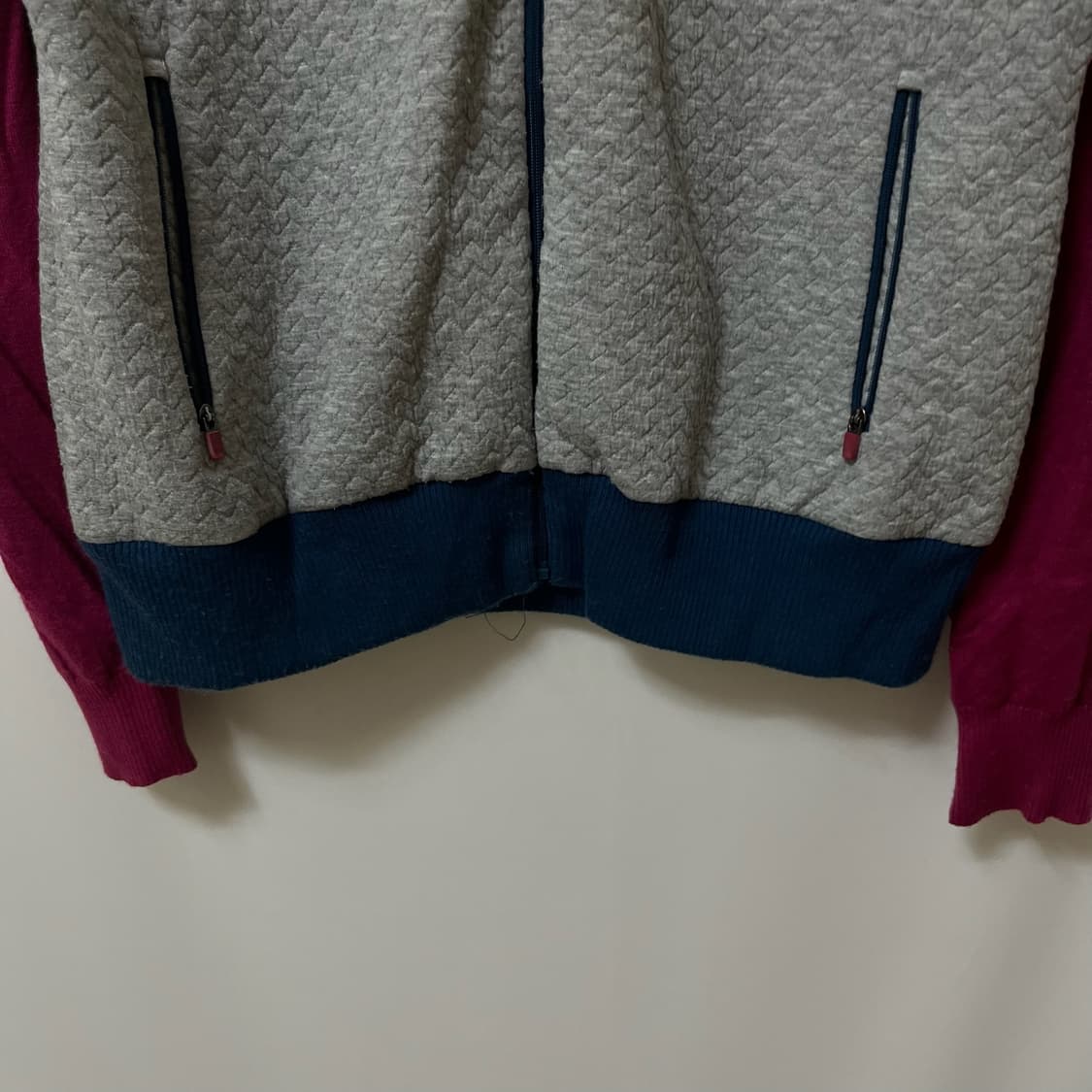 [ L ] JDX 남성 골프웨어 방풍 니트집업 상품이미지4