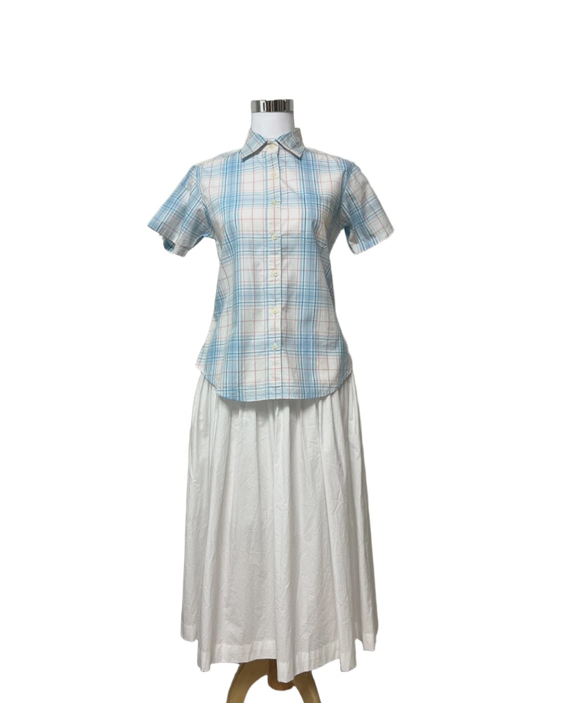 Soda pop blue check shirt 상품이미지4