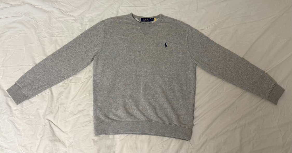 폴로 그레이 맨투맨 상품이미지1