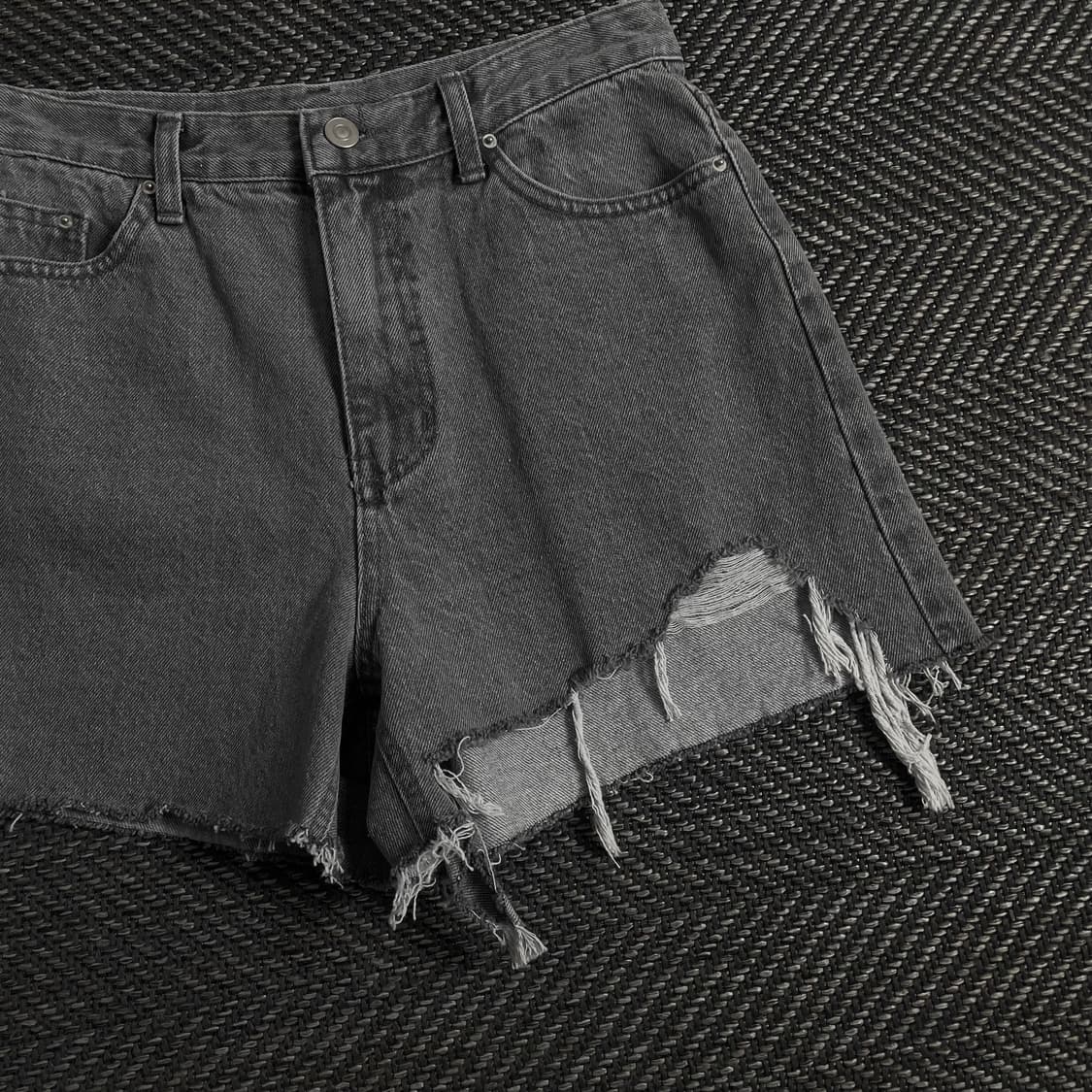 빈티지 우먼스 데님 커팅 숏 팬츠o 3571 상품이미지2