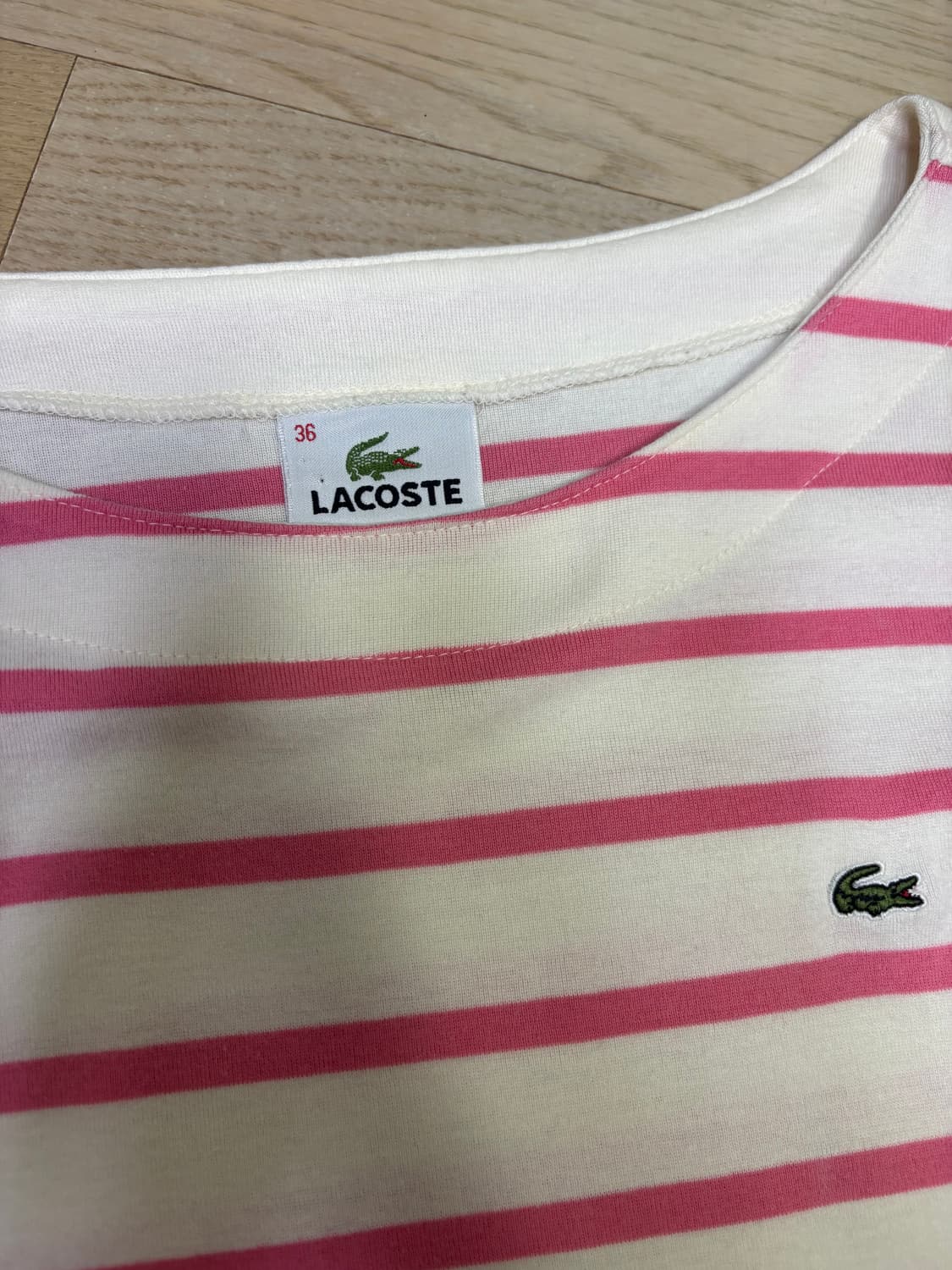 LACOSTE 스트라이프 롱슬리브 티셔츠 상품이미지6