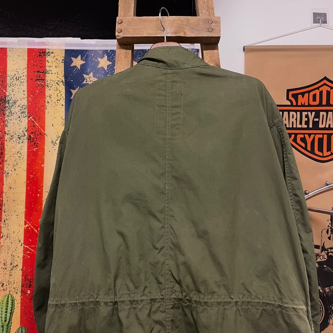 80s 오리지널 미군 M-65 피쉬테일 개파카 야상 외피 N000 상품이미지4