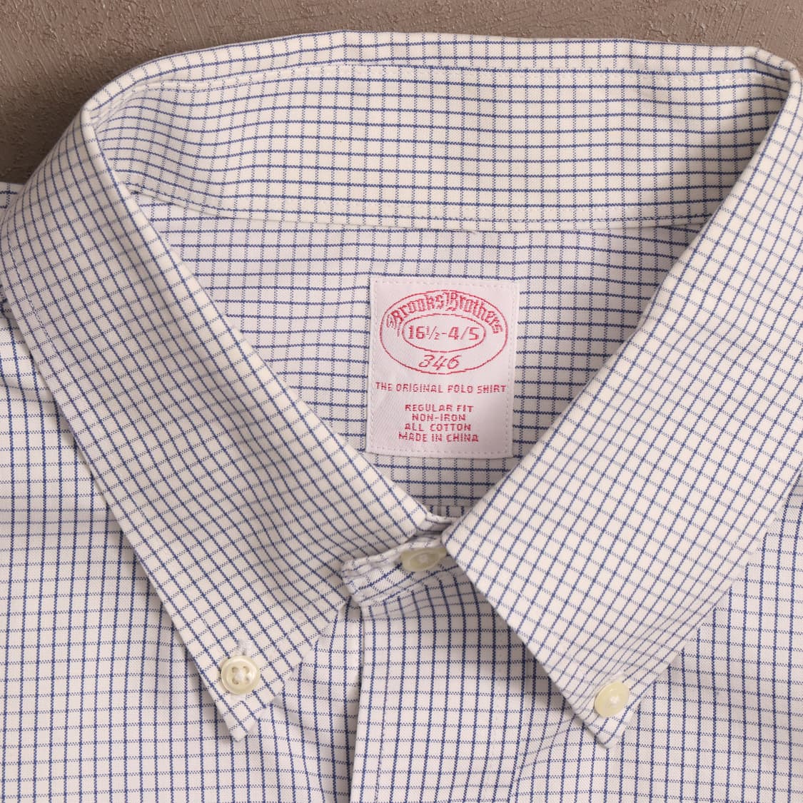 브룩스 브라더스 체크 옥스포드 셔츠 A1590 상품이미지3