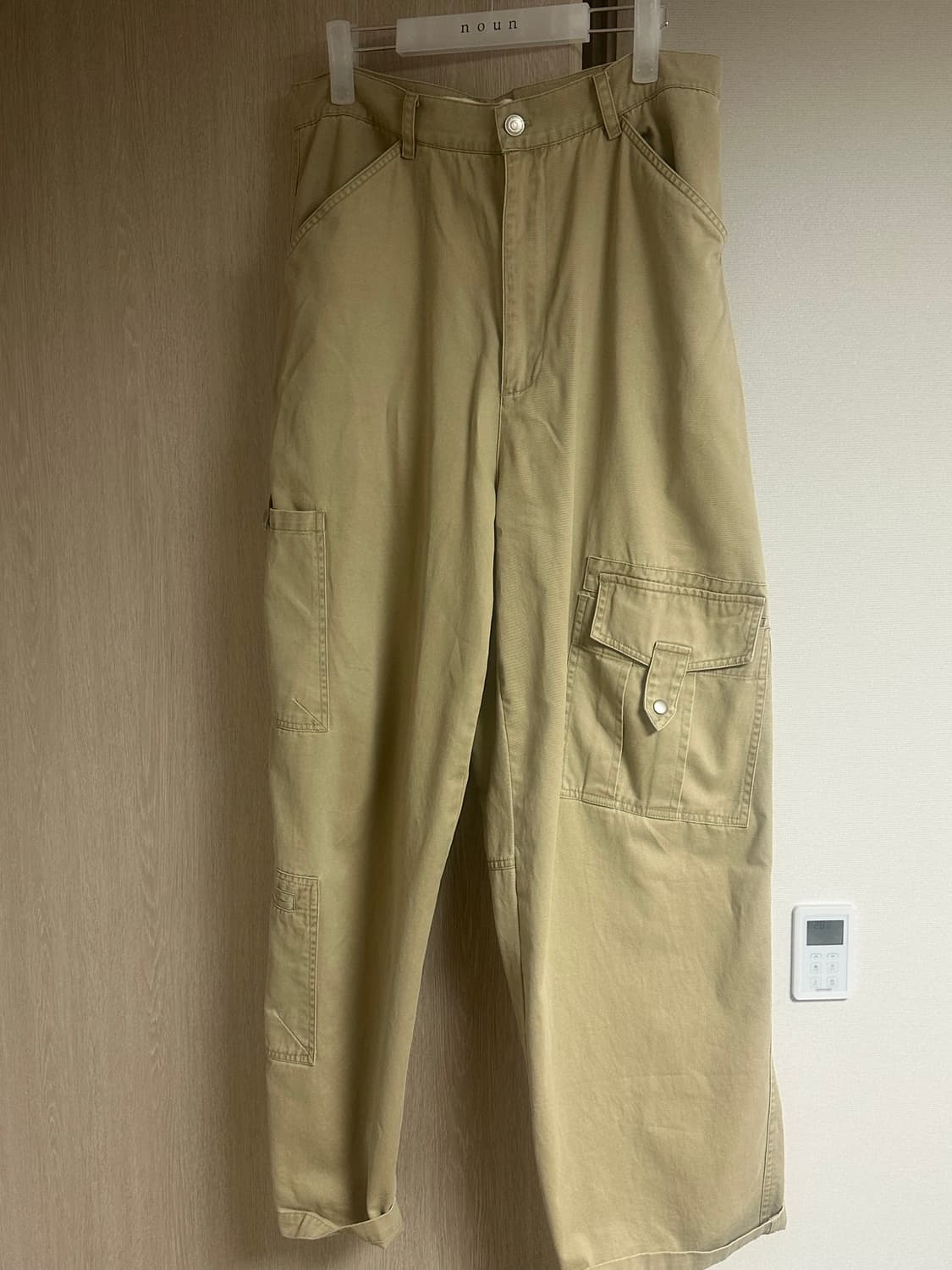 노운 multi pocket pants 1사이즈 베이지 상품이미지3