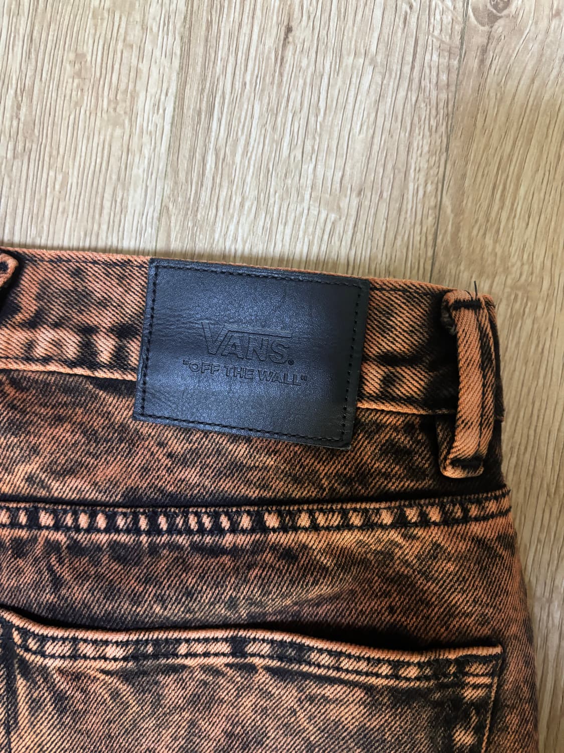 [VANS] 반스 블리치드 워싱 와이드 배기 데님팬츠 30 상품이미지4