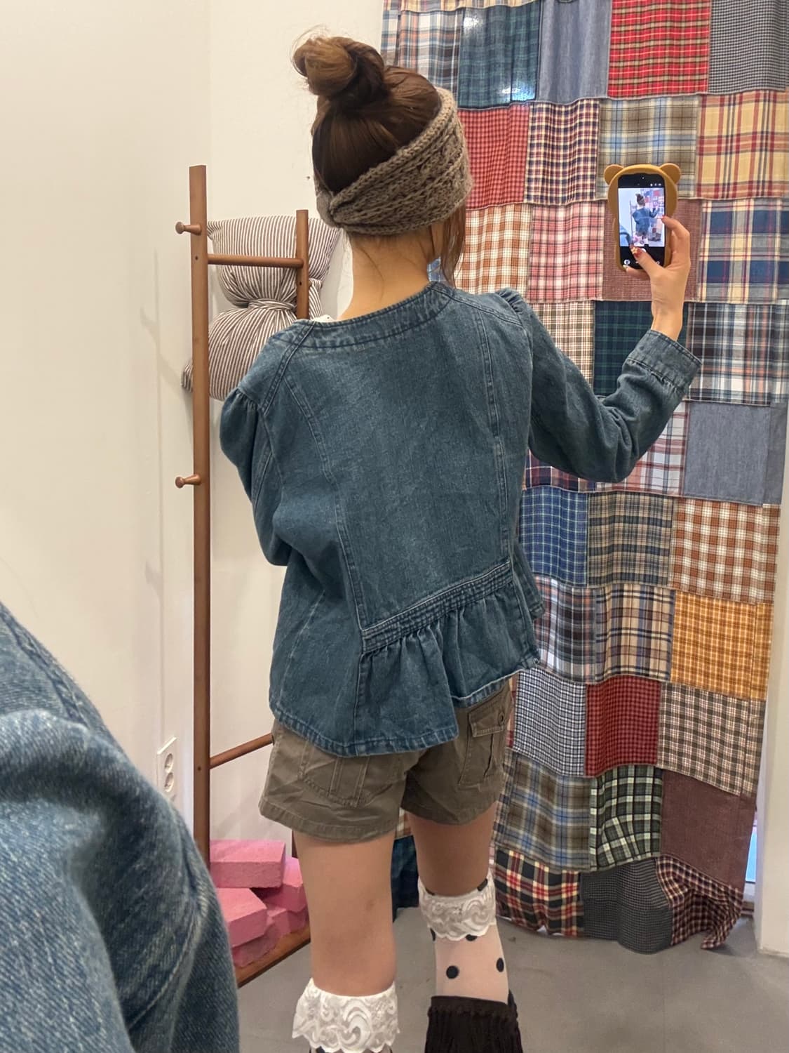 데님 더블 단추 투웨이 자켓 상품이미지7