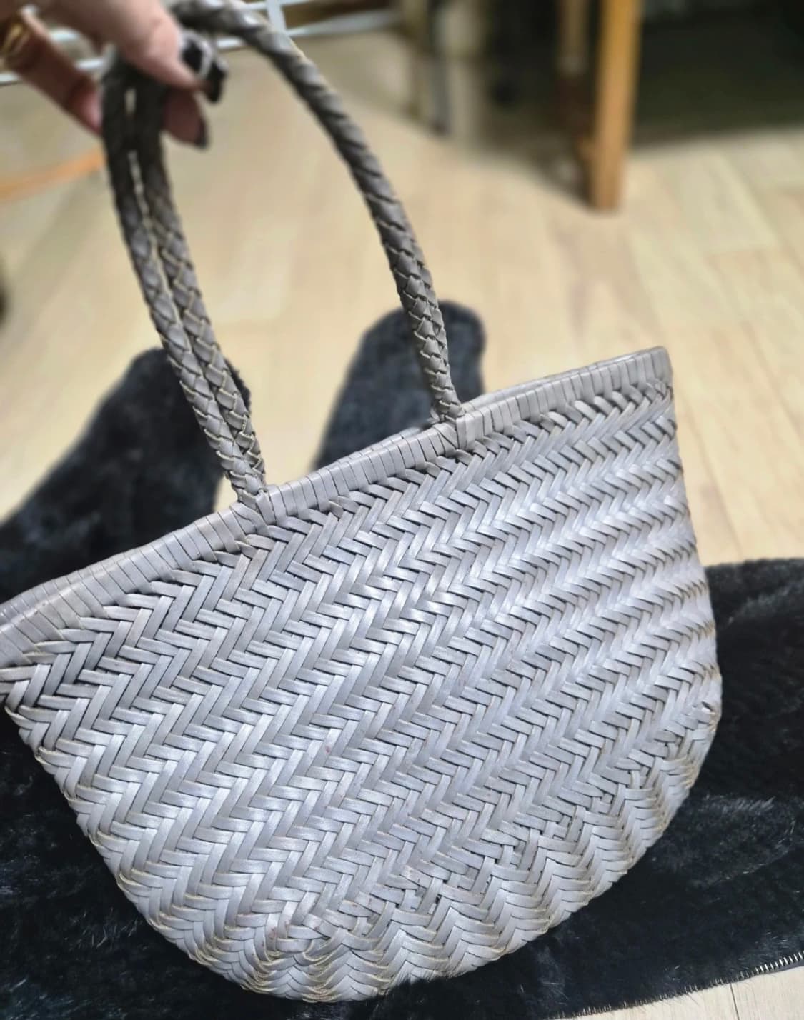 이탈리아 토스카나 프리미엄 천연소기죽  위빙백 상품이미지5