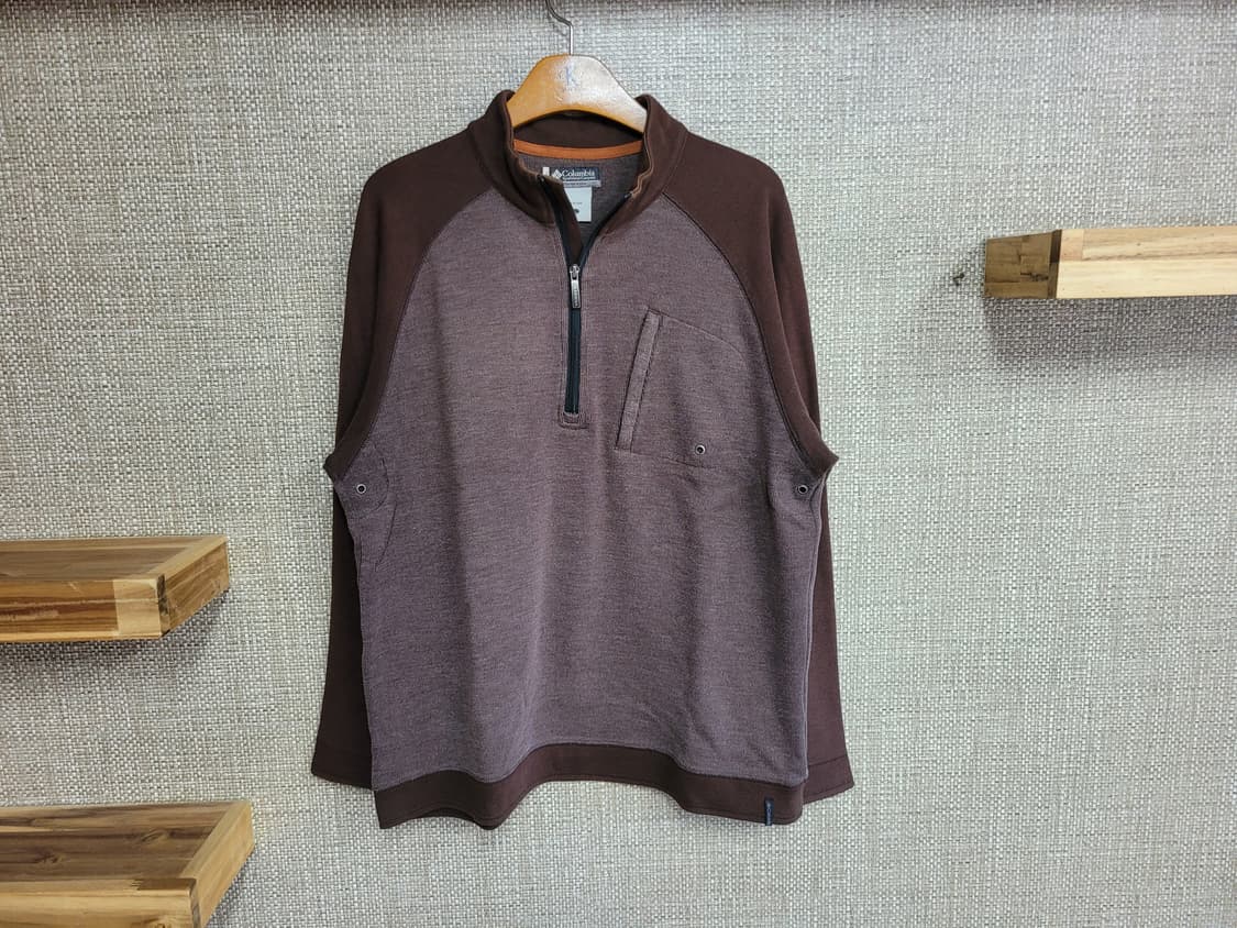 L 105사이즈 컬럼비아 집업 니트 등산 아웃도어 빈티지 상품이미지1