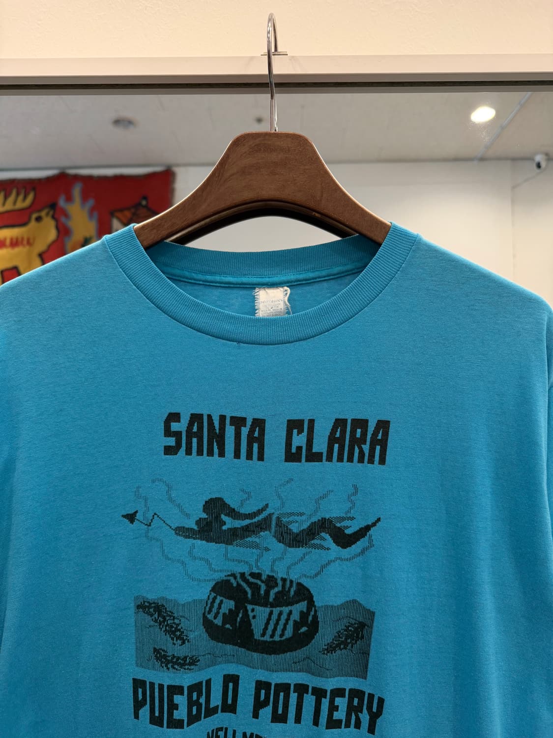 80-90s Vtg 빈티지 SANTA CLARA 반팔 티셔츠 (USA) 상품이미지3