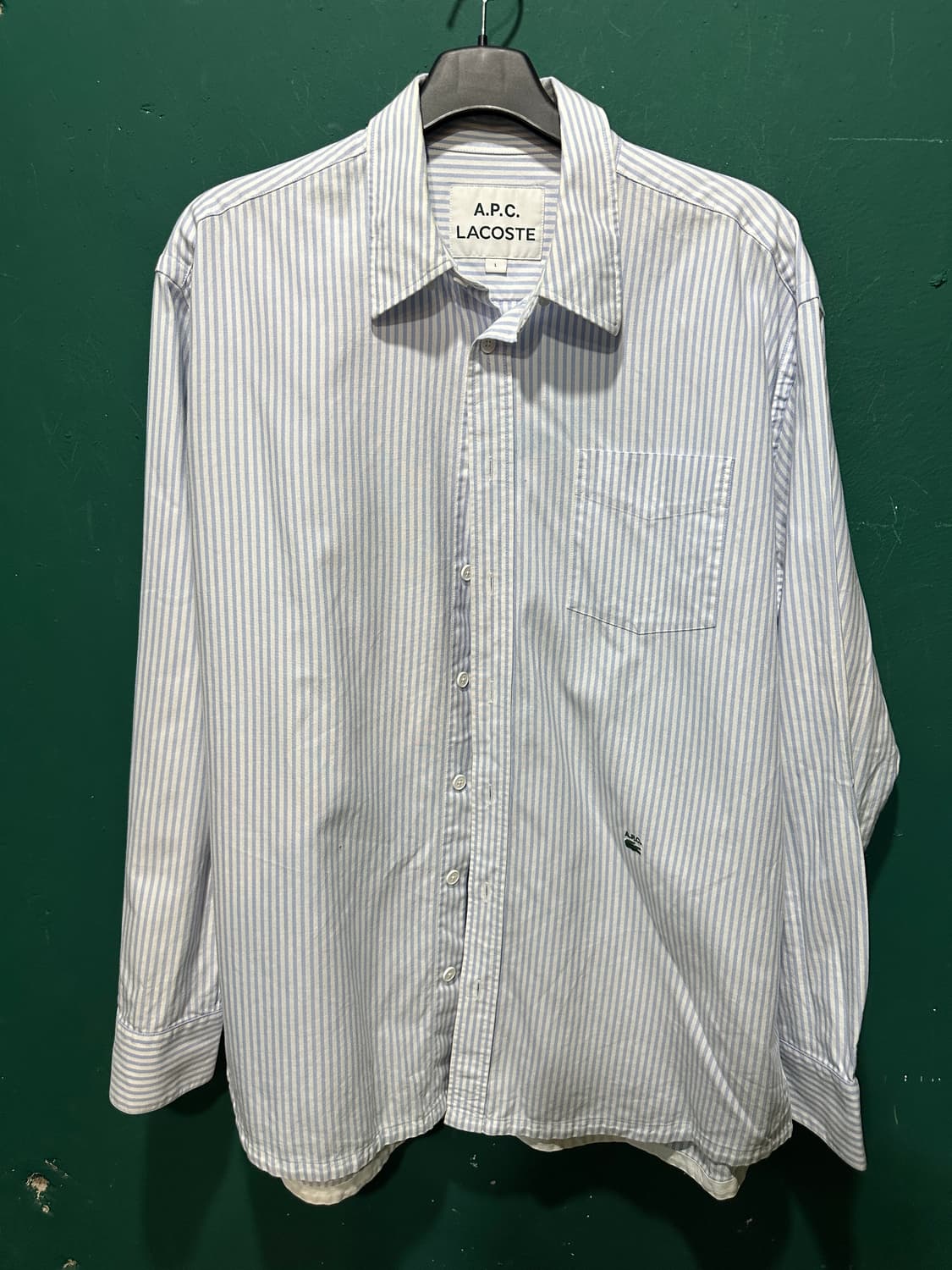 라코스테Xapc 스트라이프셔츠 L 상품이미지1