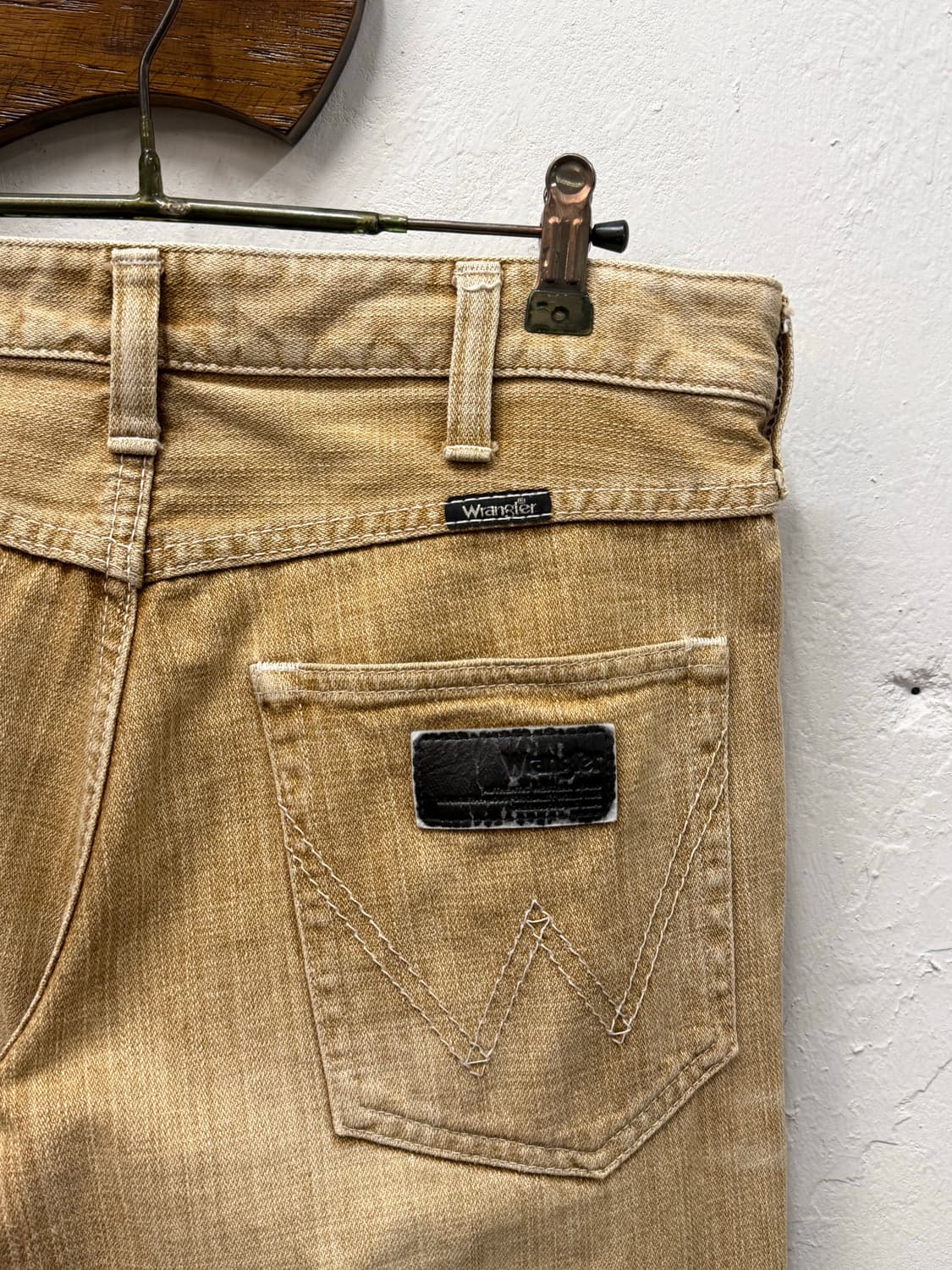 Wrangler Tan Brown Boots-cut Denim Pants 상품이미지3