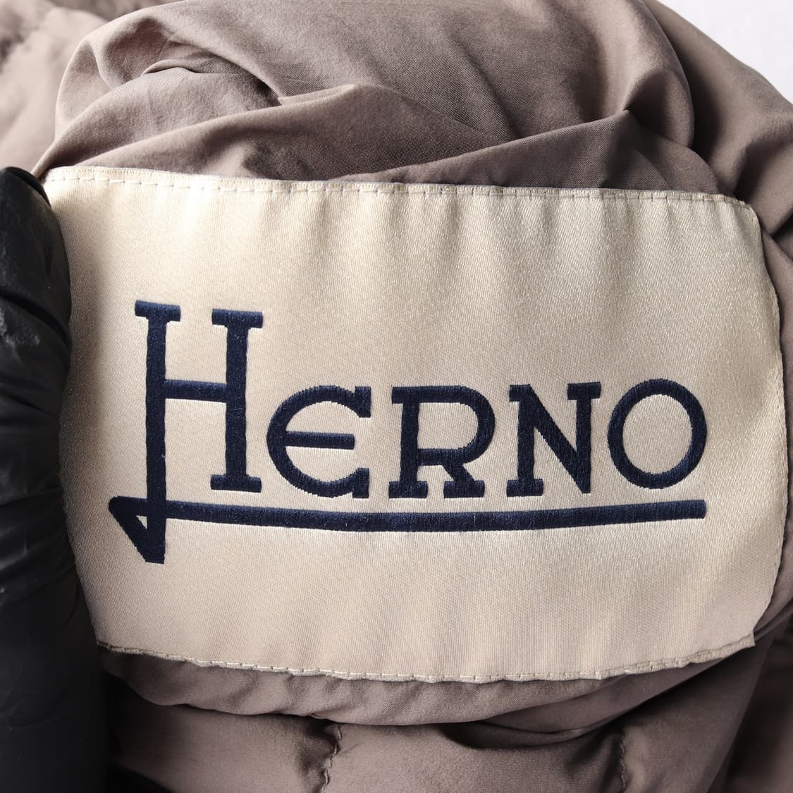 에르노 구스다운 그린 하프넥 하프 경량 패딩 다운 재킷 상품이미지5